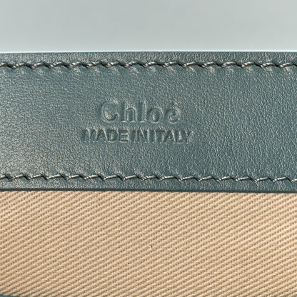 Chloe Calfskin Suede C Clutch With Chain Cloudy Blue 6 of 8