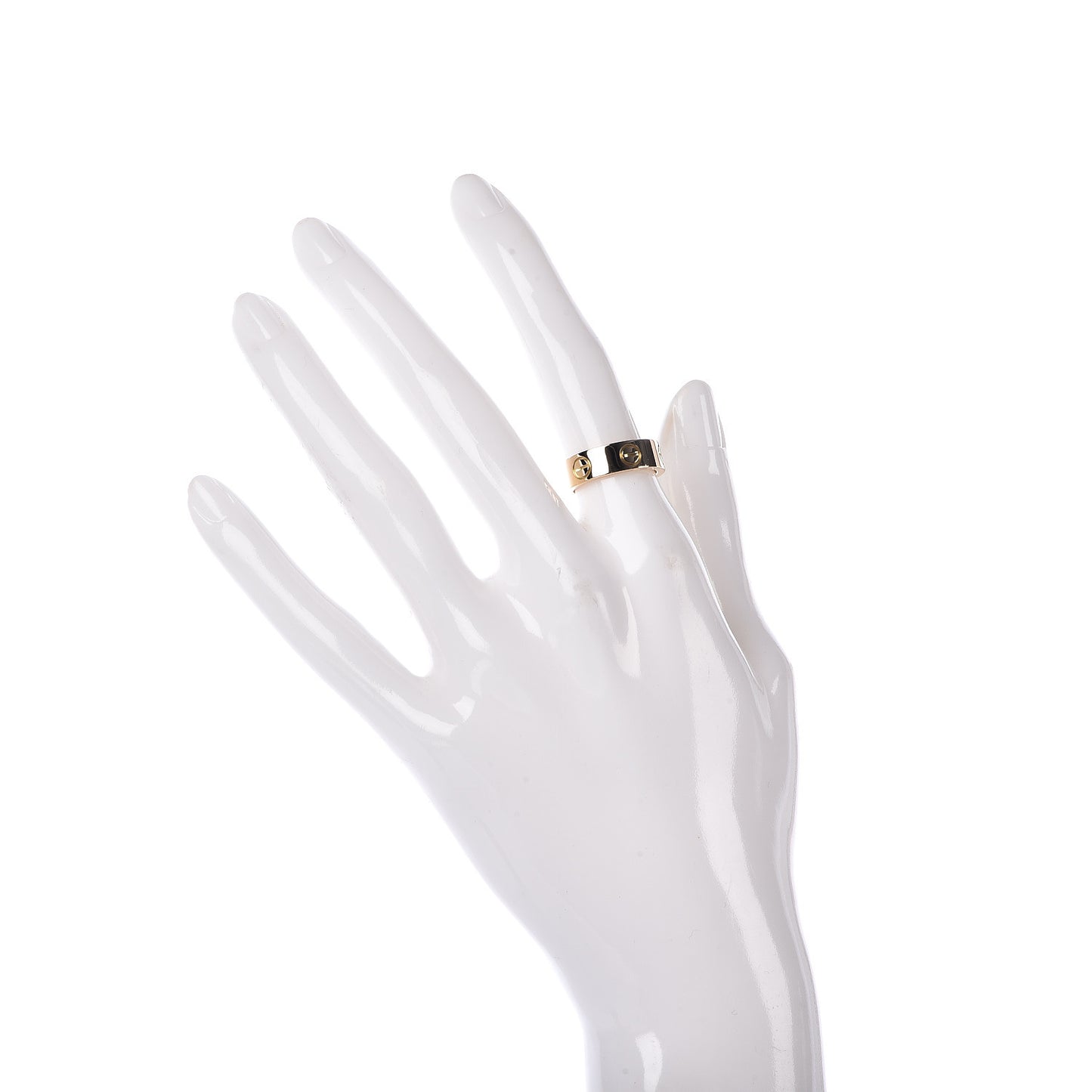 18K Yellow Gold 5.5mm LOVE Ring 50 5.25