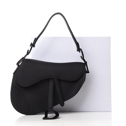 Christian Dior Ultra Matte Calfskin Saddle Bag Black 14 of 14