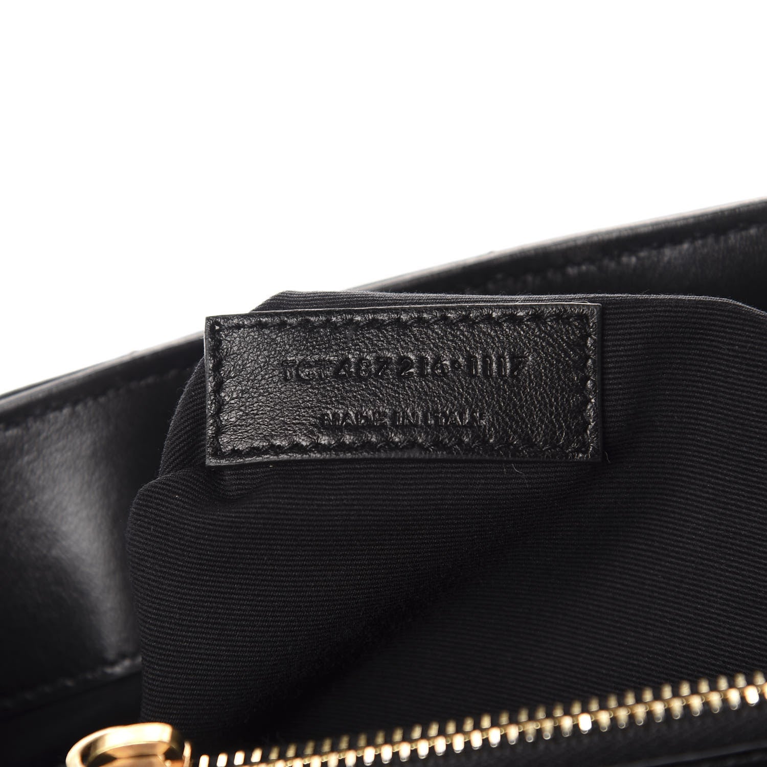 Saint Laurent Calfskin Y Quilted Monogram Medium Loulou Chain Satchel Black 9 of 10