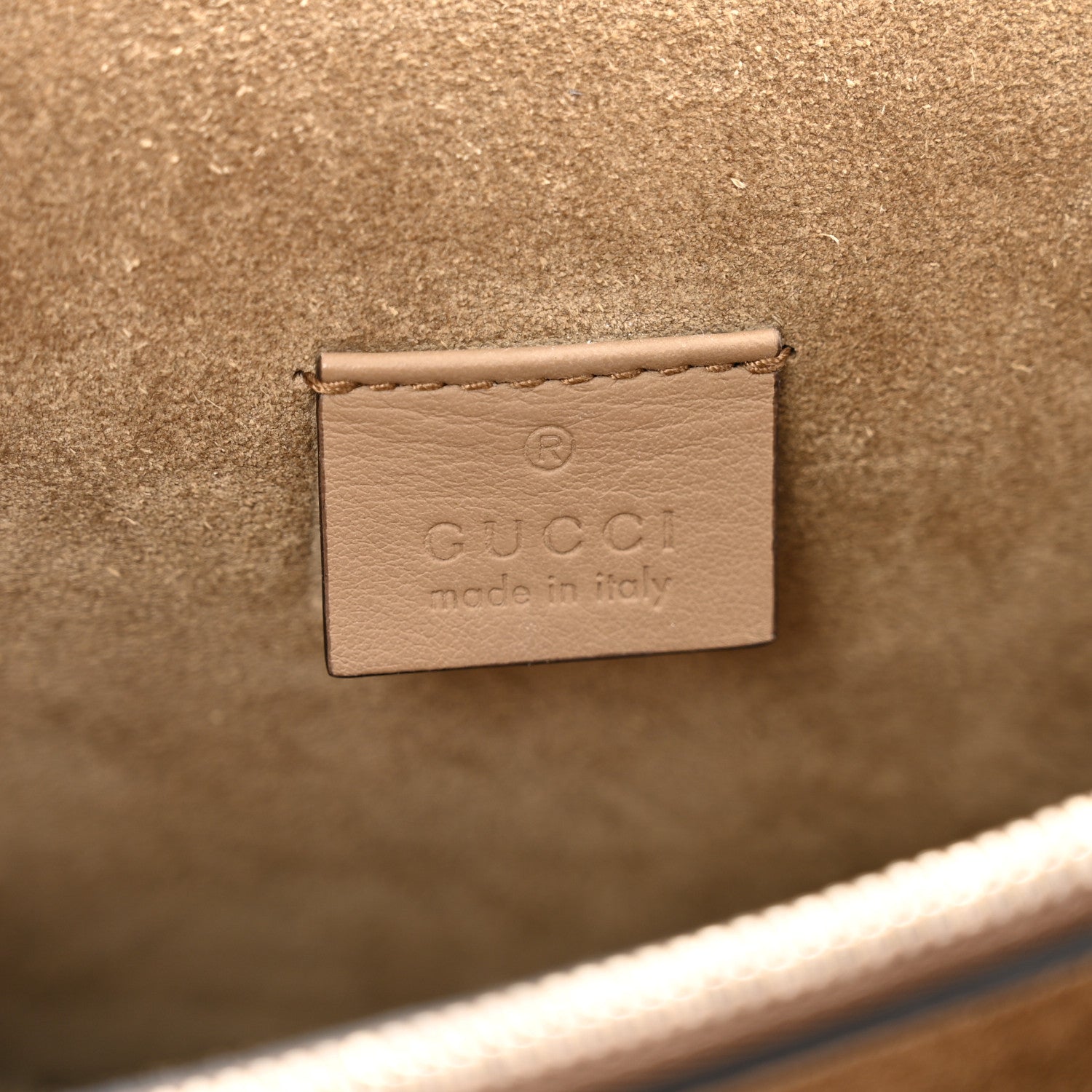 Gucci GG Supreme Monogram Small Dionysus Shoulder Bag Taupe 8 of 13