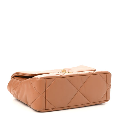 Chanel Lambskin Quilted Medium Chanel 19 Flap Brown 4 of 10