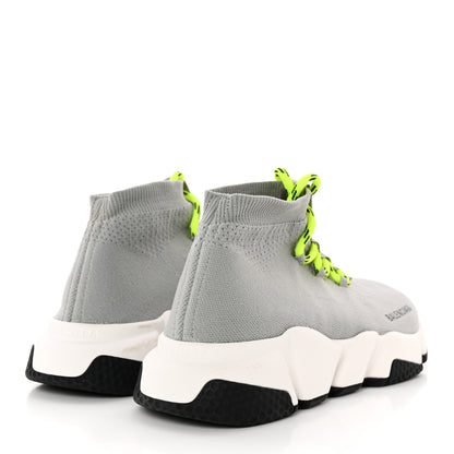 Balenciaga Sweatshirt Knit Womens Speed Lace Up Sneakers 37 Gris 4 of 11