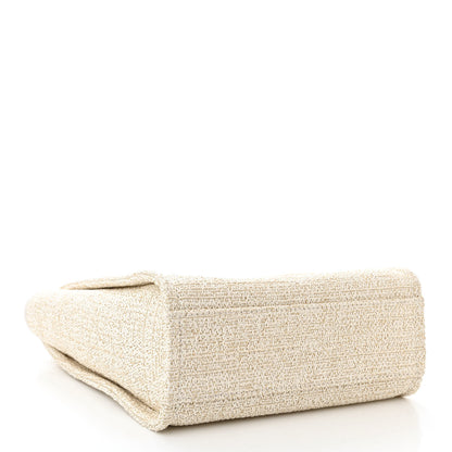 Chanel Lurex Boucle Mini Deauville Tote White 4 of 11