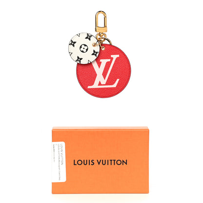 Louis Vuitton Monogram Giant Bag Charm Key Holder Rouge 5 of 5
