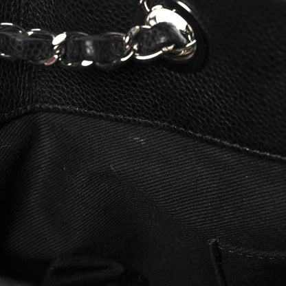 Chanel Caviar Quilted CC Timeless Soft Tote Black 11 of 13