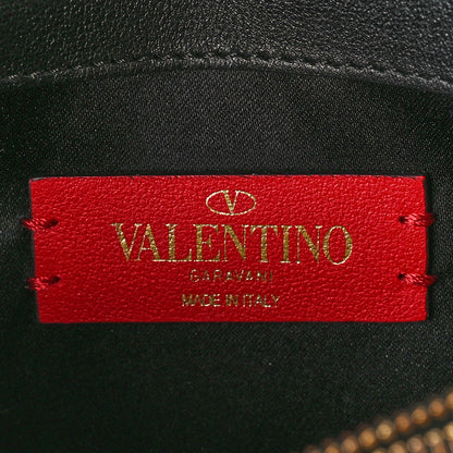 Valentino Garavani Smooth Calfskin Mini VRing Crossbody Bag Black 6 of 10