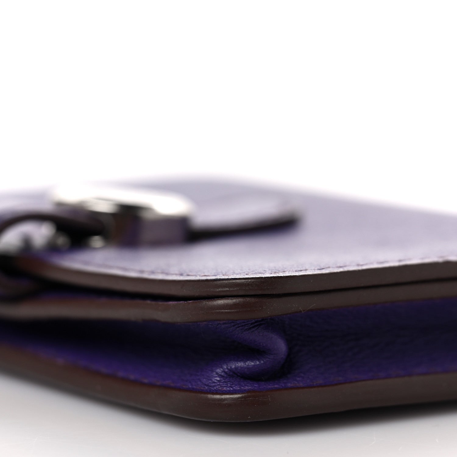 Hermes Evercolor Dogon Card Case Violet 9 of 9