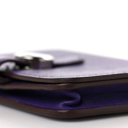 Hermes Evercolor Dogon Card Case Violet 9 of 9