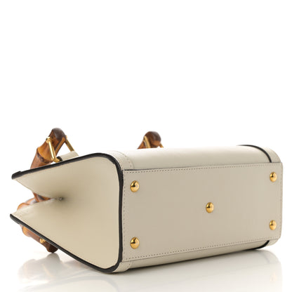 Gucci Wonka Grain Calfskin Mini Diana Tote Bag Mystic White 4 of 18