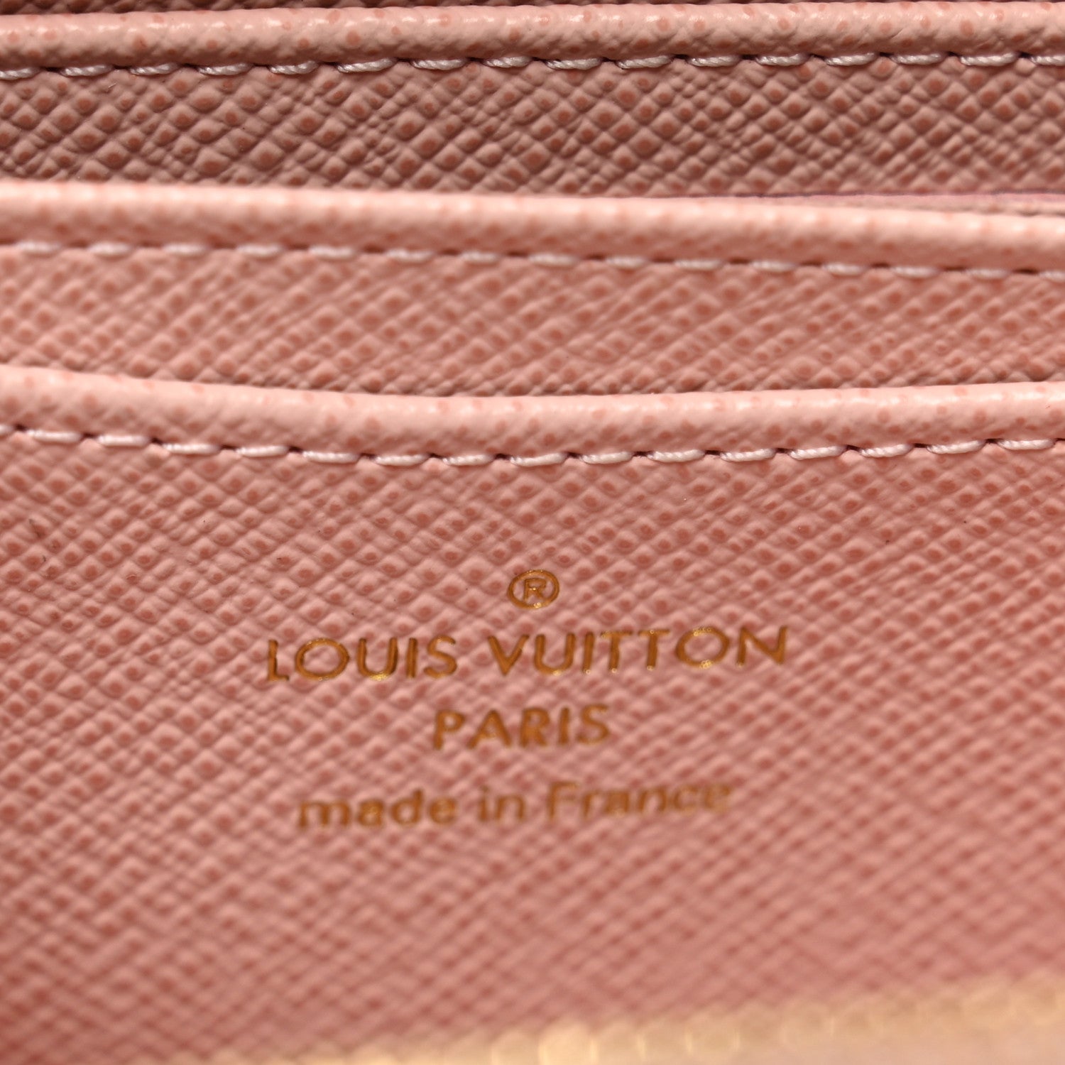 Louis Vuitton Damier Azur Zippy Coin Purse Rose Ballerine 6 of 7