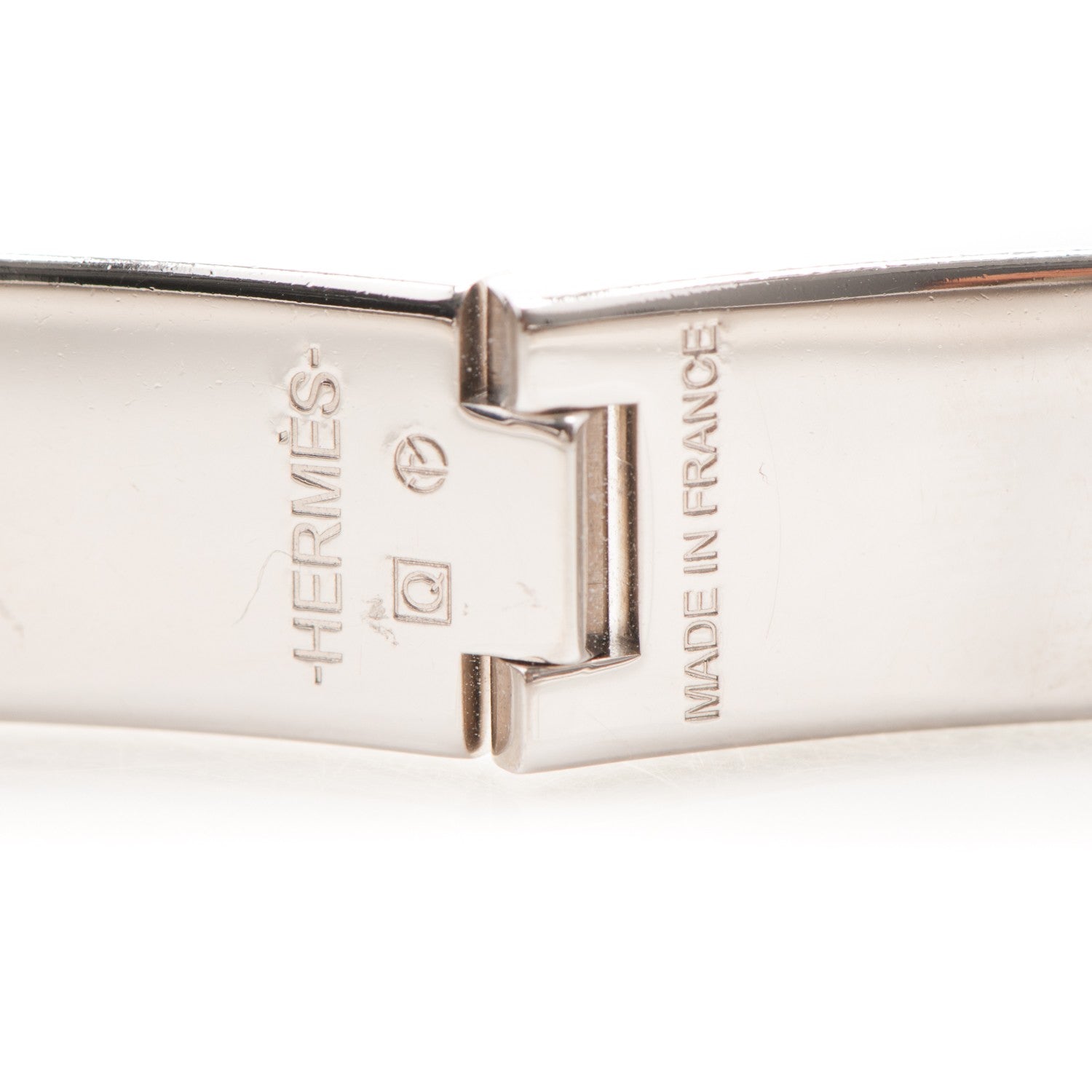 Hermes Enamel Narrow Clic Clac H Bracelet PM White 5 of 7