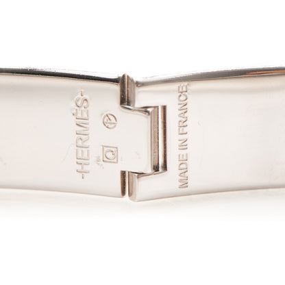 Hermes Enamel Narrow Clic Clac H Bracelet PM White 5 of 7