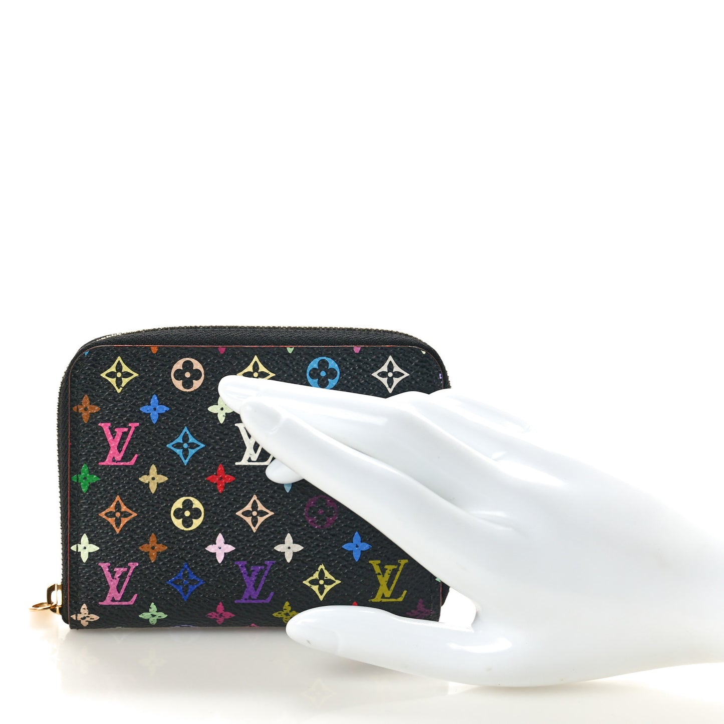 Monogram Multicolor Zippy Coin Purse Black Grenade