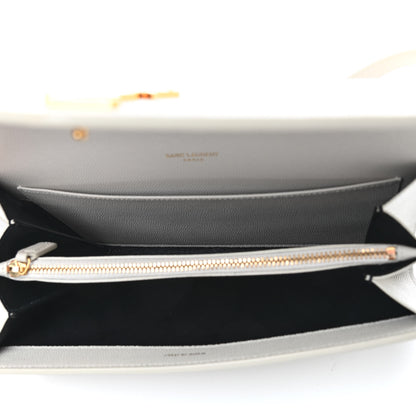 Saint Laurent Grain de Poudre Mini Uptown Crossbody Bag Crema Soft 5 of 10