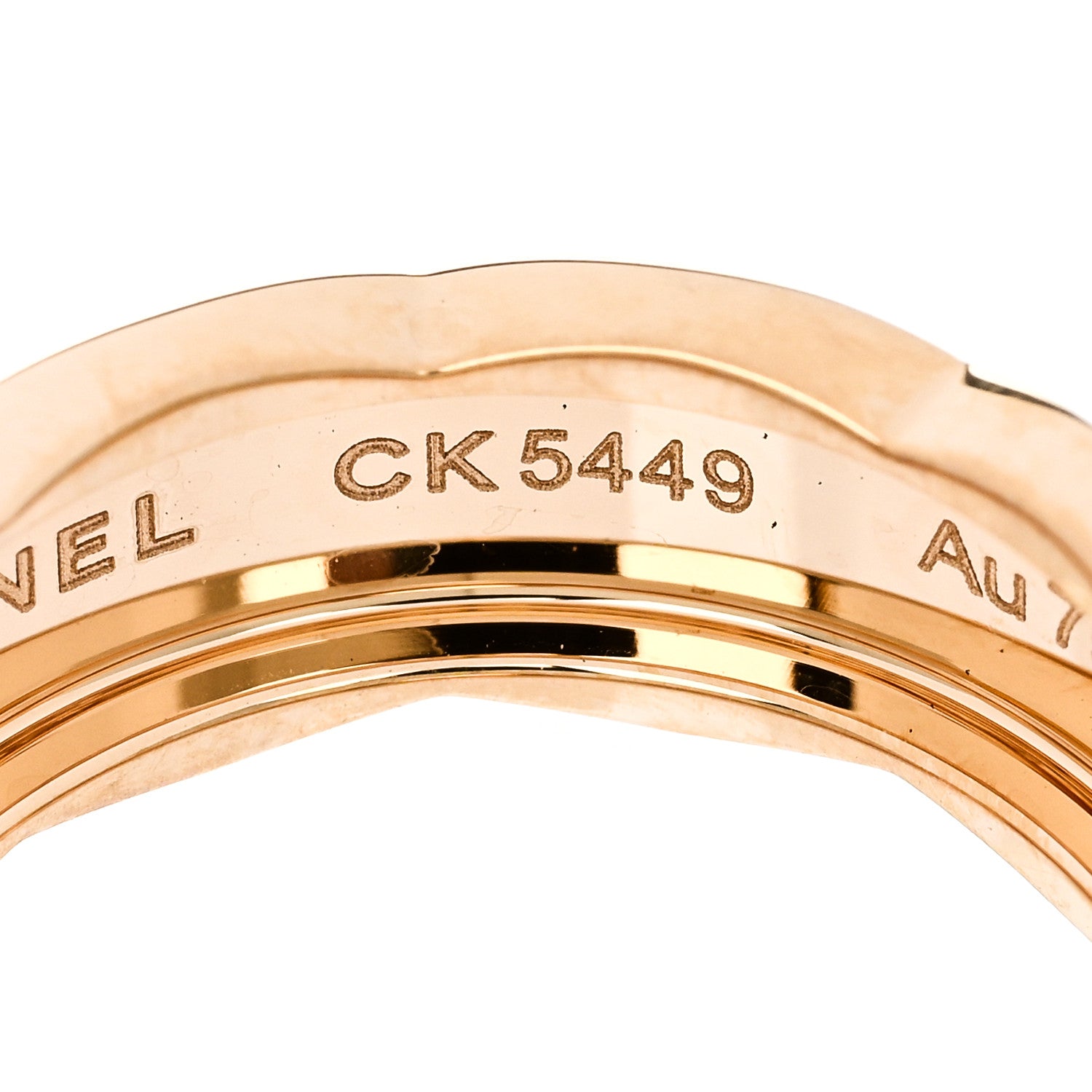 Chanel 18K Yellow Gold Small Coco Crush Ring 51 5.75 5 of 7
