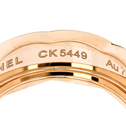 Chanel 18K Yellow Gold Small Coco Crush Ring 51 5.75 5 of 7