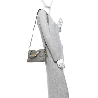Balenciaga Agneau Giant 12 Gold Hardware Mini City Gris Pyrite 2 of 13