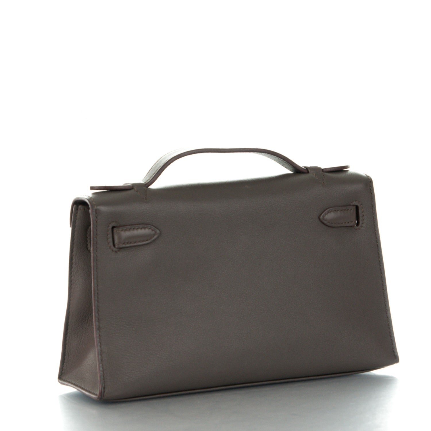 Hermes Swift Kelly Pochette Clutch Etain 3 of 18