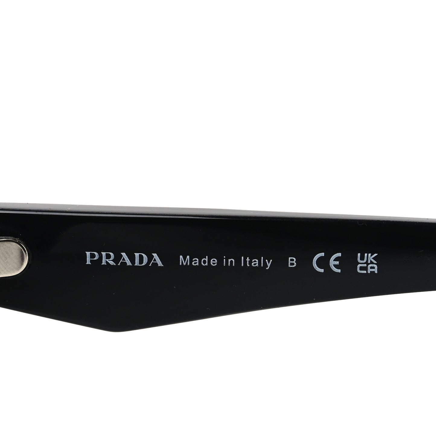 Acetate Oval Sunglasses SPR 26Z Black
