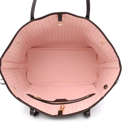 Louis Vuitton Damier Ebene Neo Neverfull MM Rose Ballerine 5 of 10