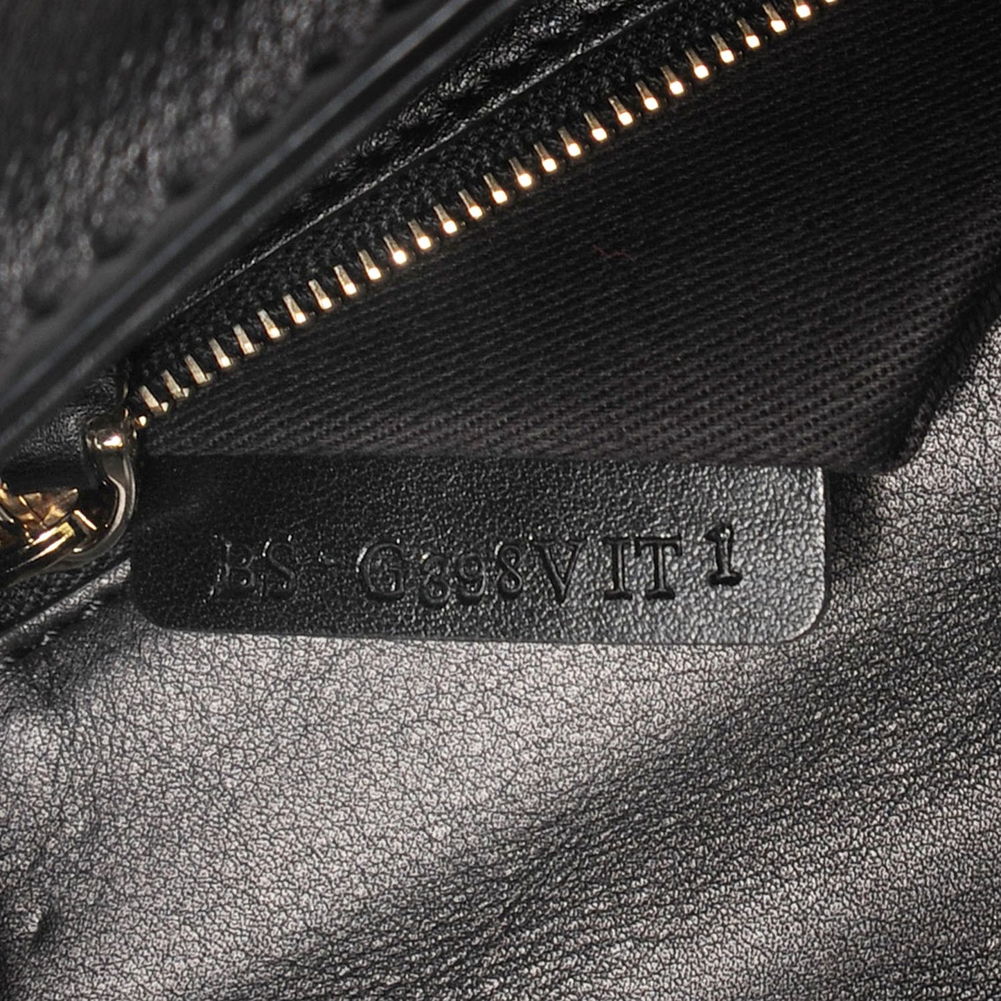 Vitello Medium Glam Lock Rockstud Flap Black