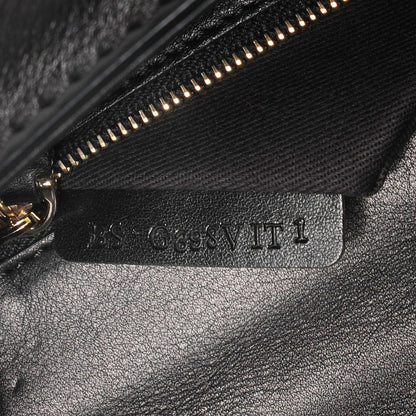 Valentino Garavani Vitello Medium Glam Lock Rockstud Flap Black 6 of 8