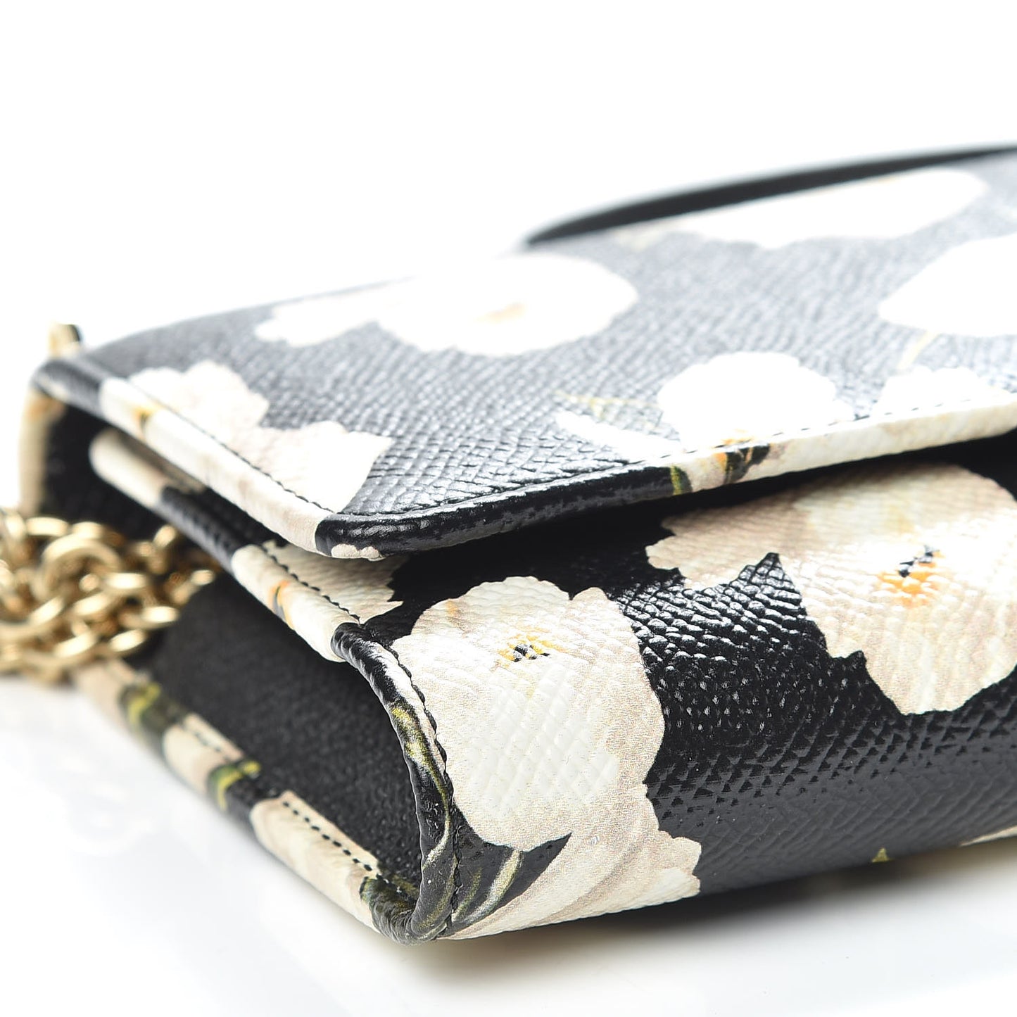 Dauphine Tulip Print Mini Von Bag Black