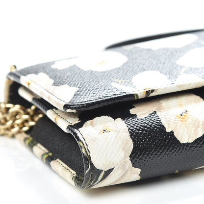 Dolce & Gabbana Dauphine Tulip Print Mini Von Bag Black 7 of 11