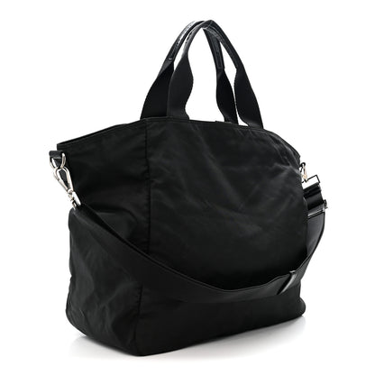 Prada Tessuto Nylon Zip Convertible Tote Black 3 of 11