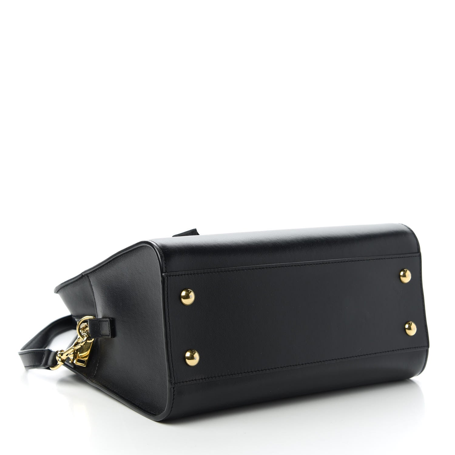 Saint Laurent Calfskin Monogram Baby Cabas Black 4 of 10
