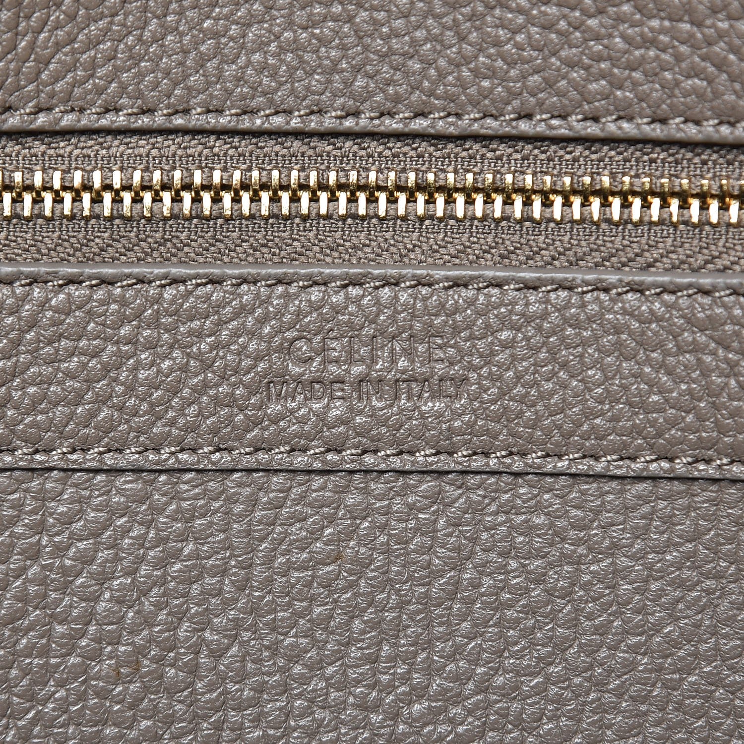 Celine Soft Grained Calfskin Small Belt Cabas Phantom Taupe 6 of 14