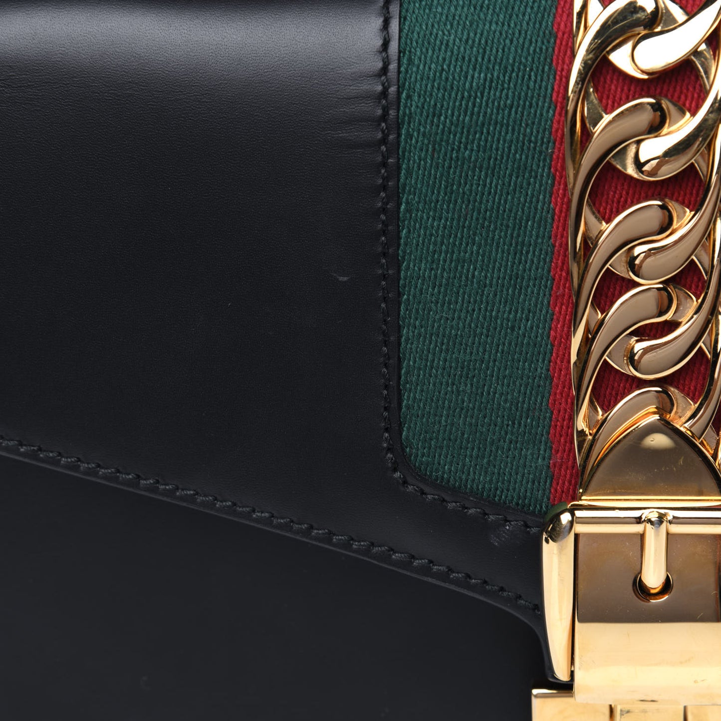 Calfskin Small Sylvie Shoulder Bag Black