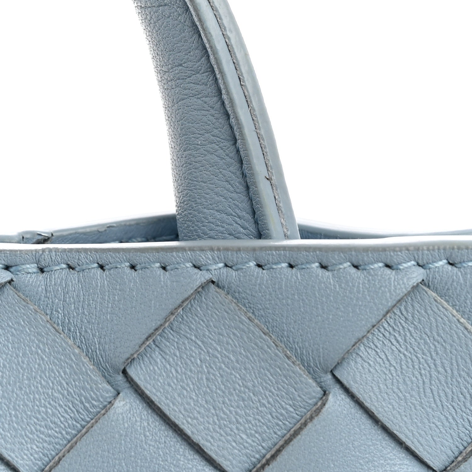 Bottega Veneta Nappa Intrecciato Small Andiamo With Chain Shoulder Bag Ice 13 of 17