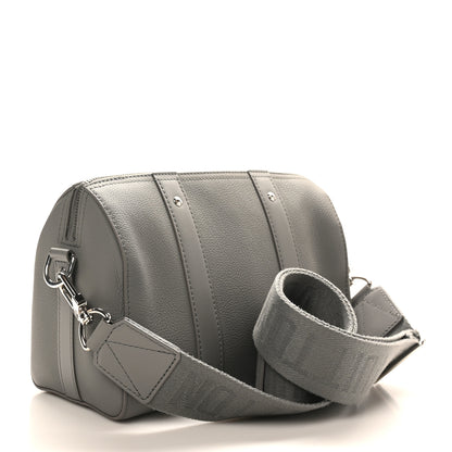Louis Vuitton Grained Calfskin Aerogram City Keepall Gris 3 of 8