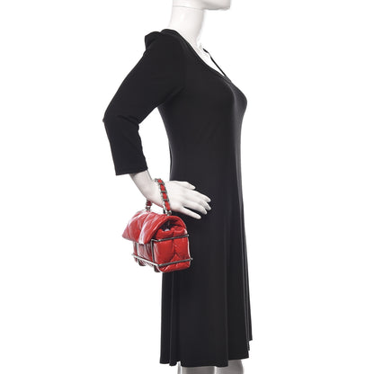 Alexander Wang Calfskin Quilted Halo Xbody Bag Red 3 of 11