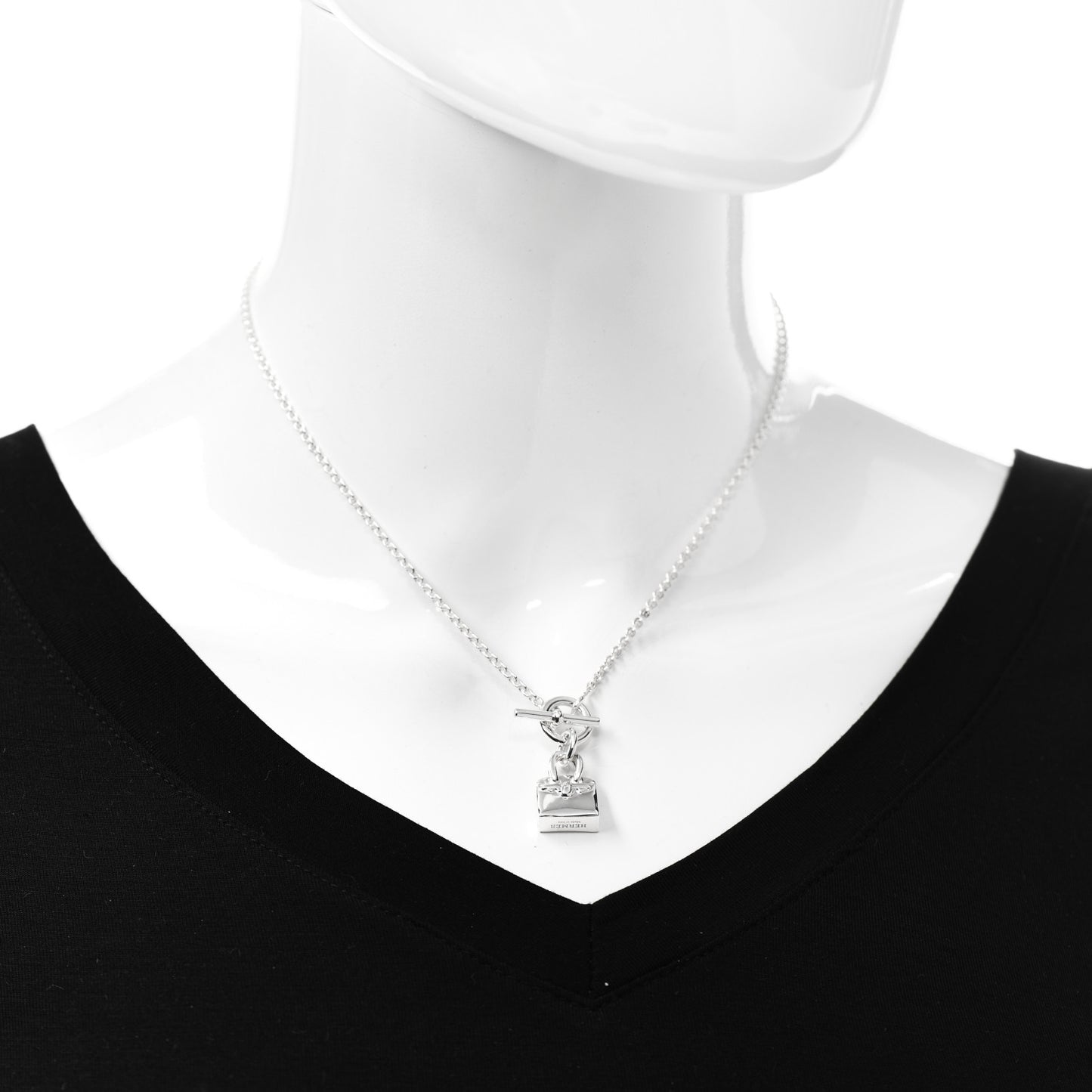 Sterling Silver Birkin Amulette Pendant Necklace