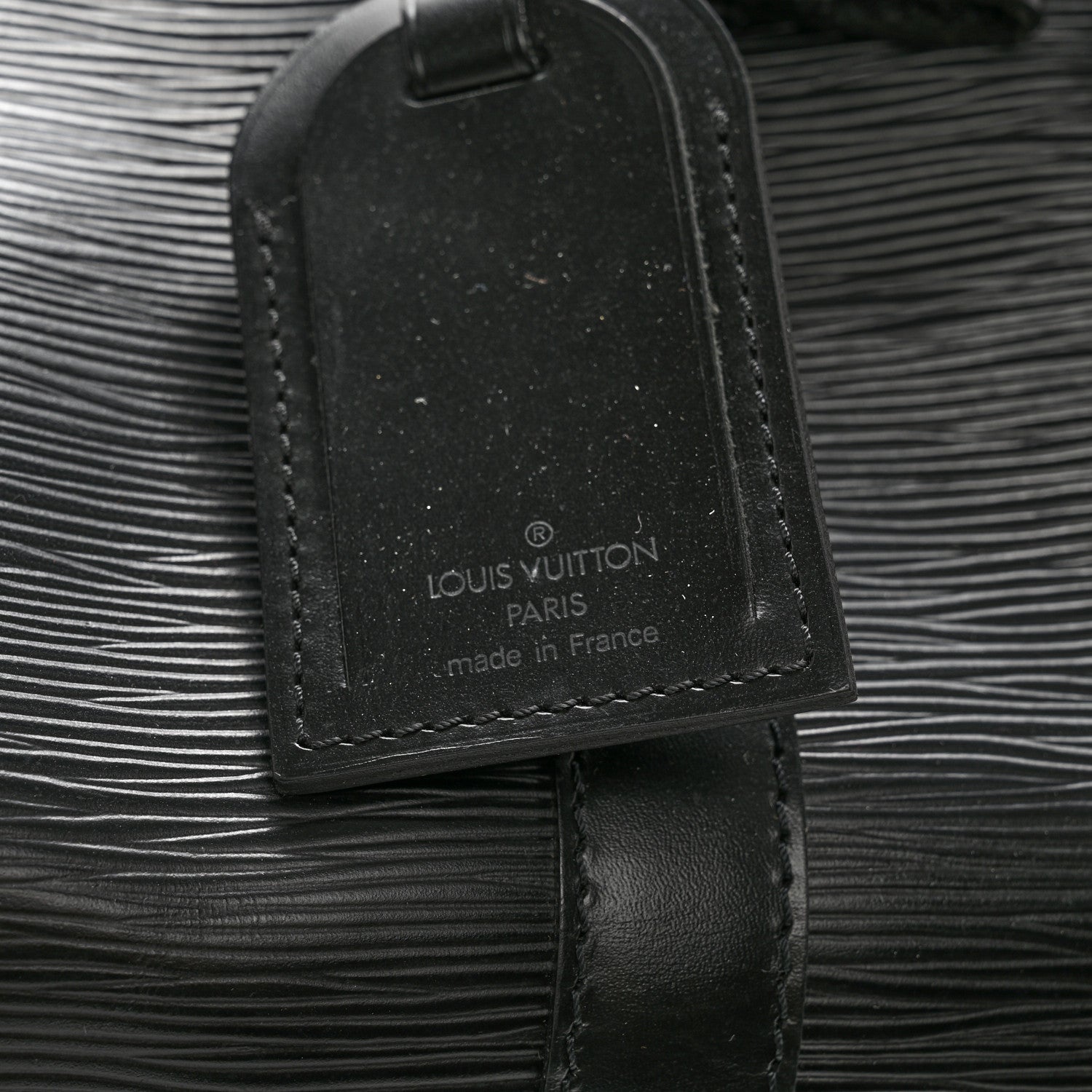 Louis Vuitton Epi Keepall 50 Black 6 of 11