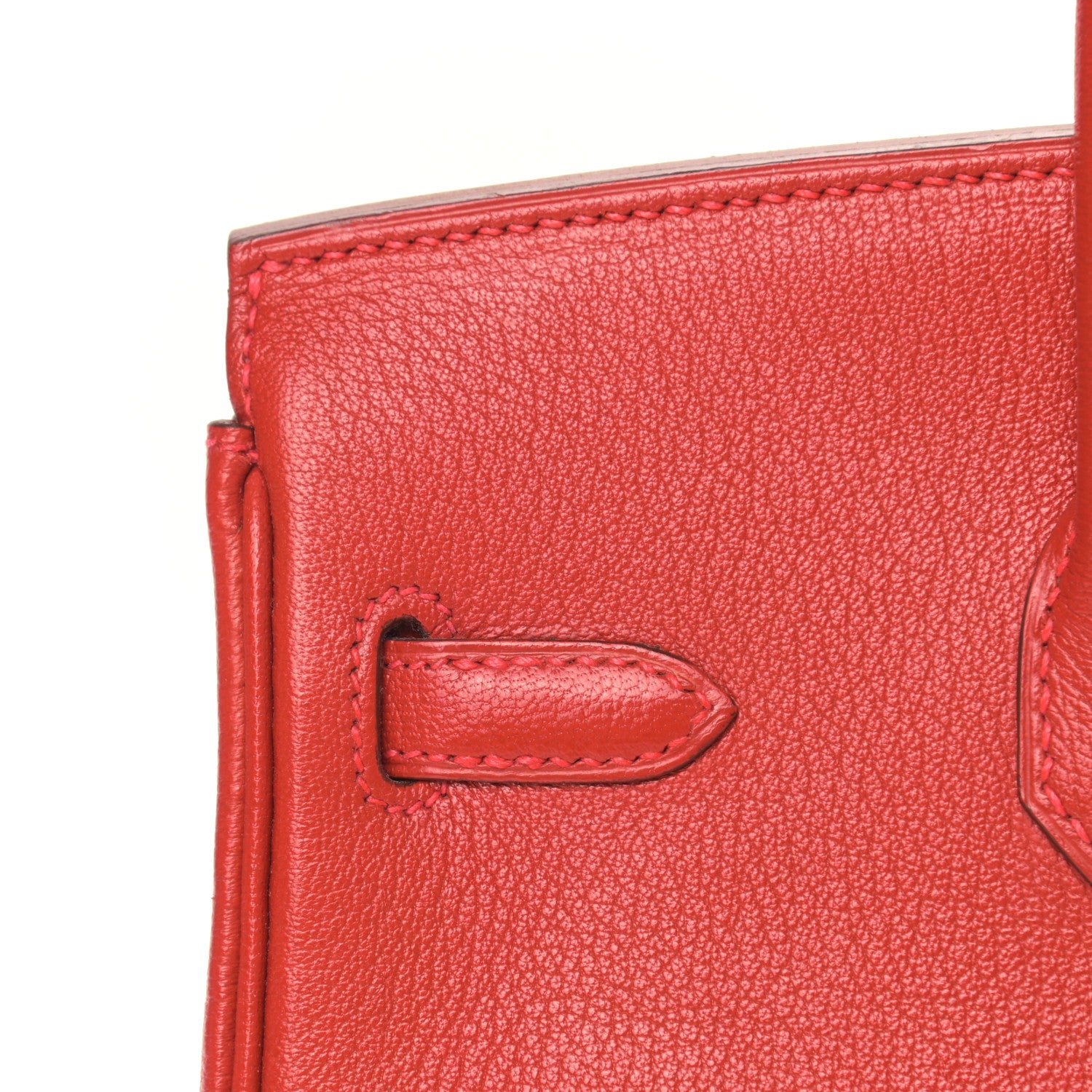 Hermes Chevre Mysore Birkin 25 Rouge Vif 12 of 42