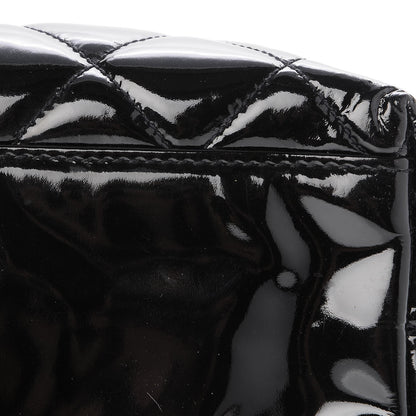 Chanel Patent Quilted Shoulder Bag Black 12 of 13