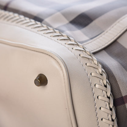 Burberry Smoked Check Medium Ellers Tote Trench 14 of 18