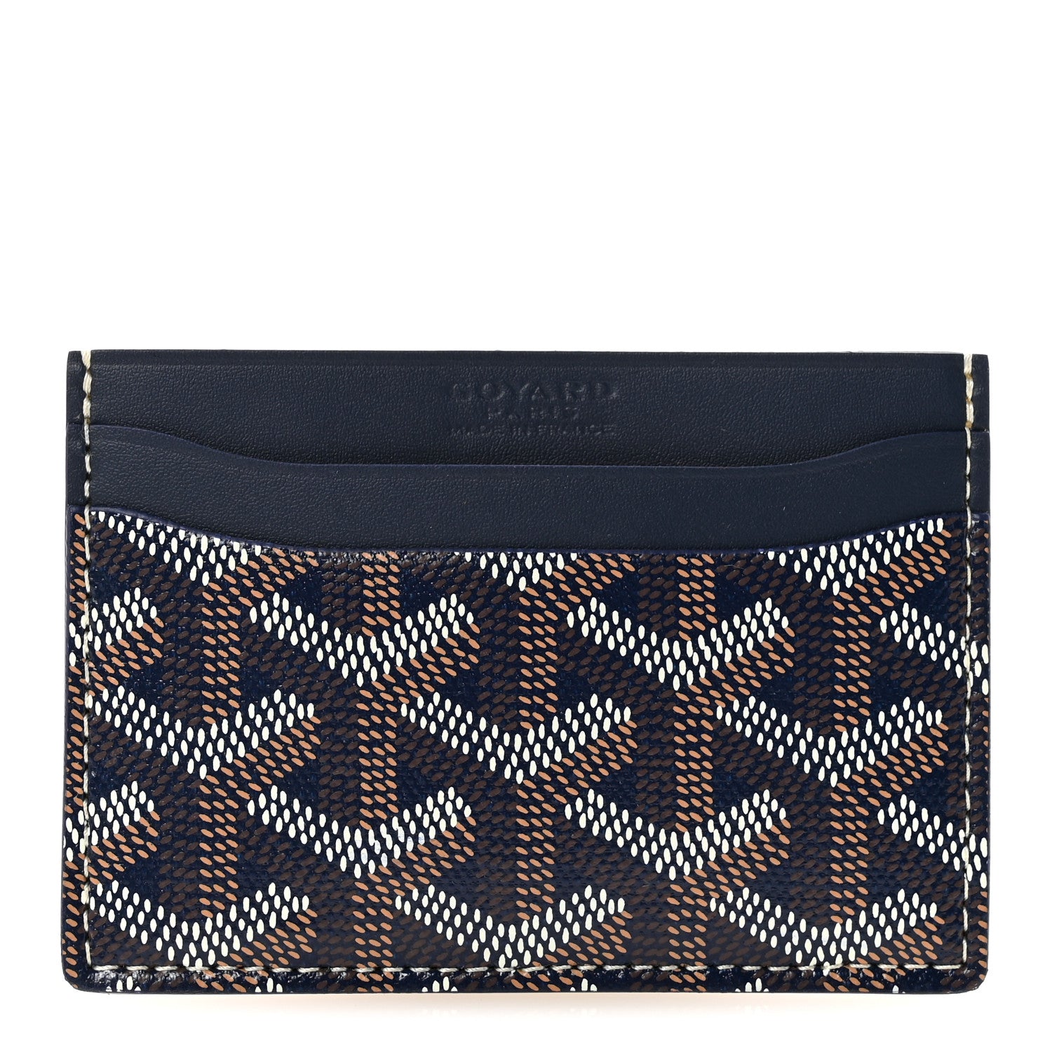 Goyard Goyardine Saint Sulpice Card Holder Navy 1 of 6