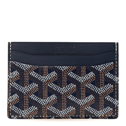 Goyard Goyardine Saint Sulpice Card Holder Navy 1 of 6