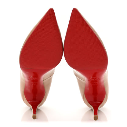 Christian Louboutin Patent Pigalle Follies 85 Pumps 39.5 Nude 6 of 9