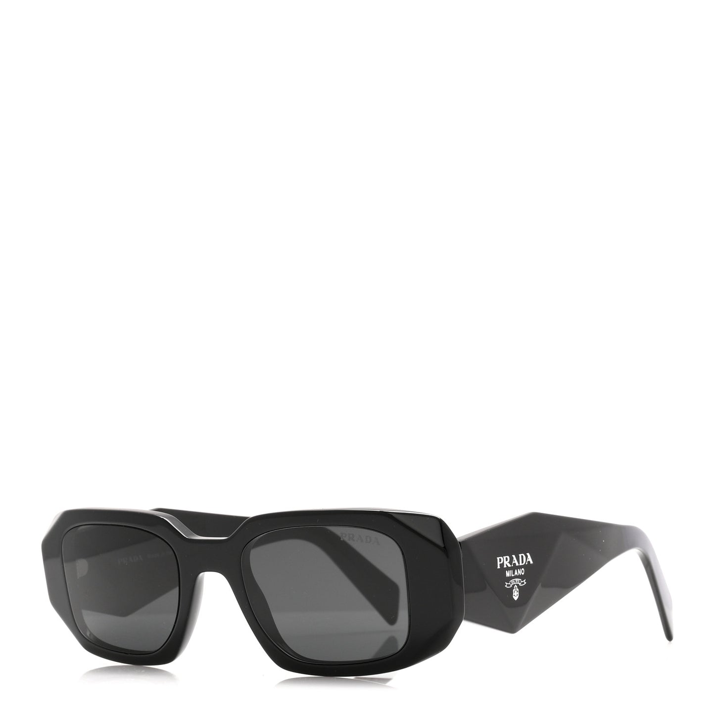 Acetate Symbole Sunglasses SPR 17W Black