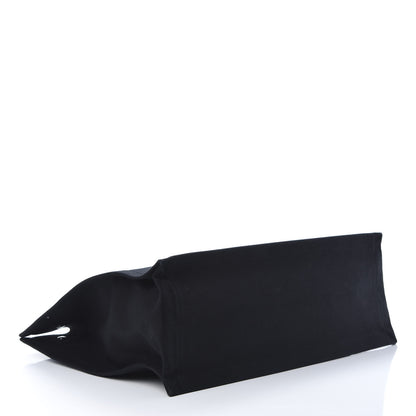 Saint Laurent Linen Calfskin Rive Gauche Tote Black 4 of 12