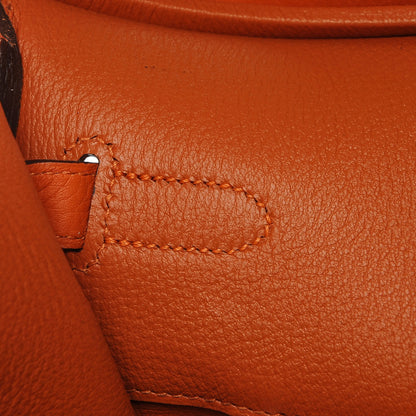 Hermes Taurillon Clemence Birkin 40 Orange 24 of 26