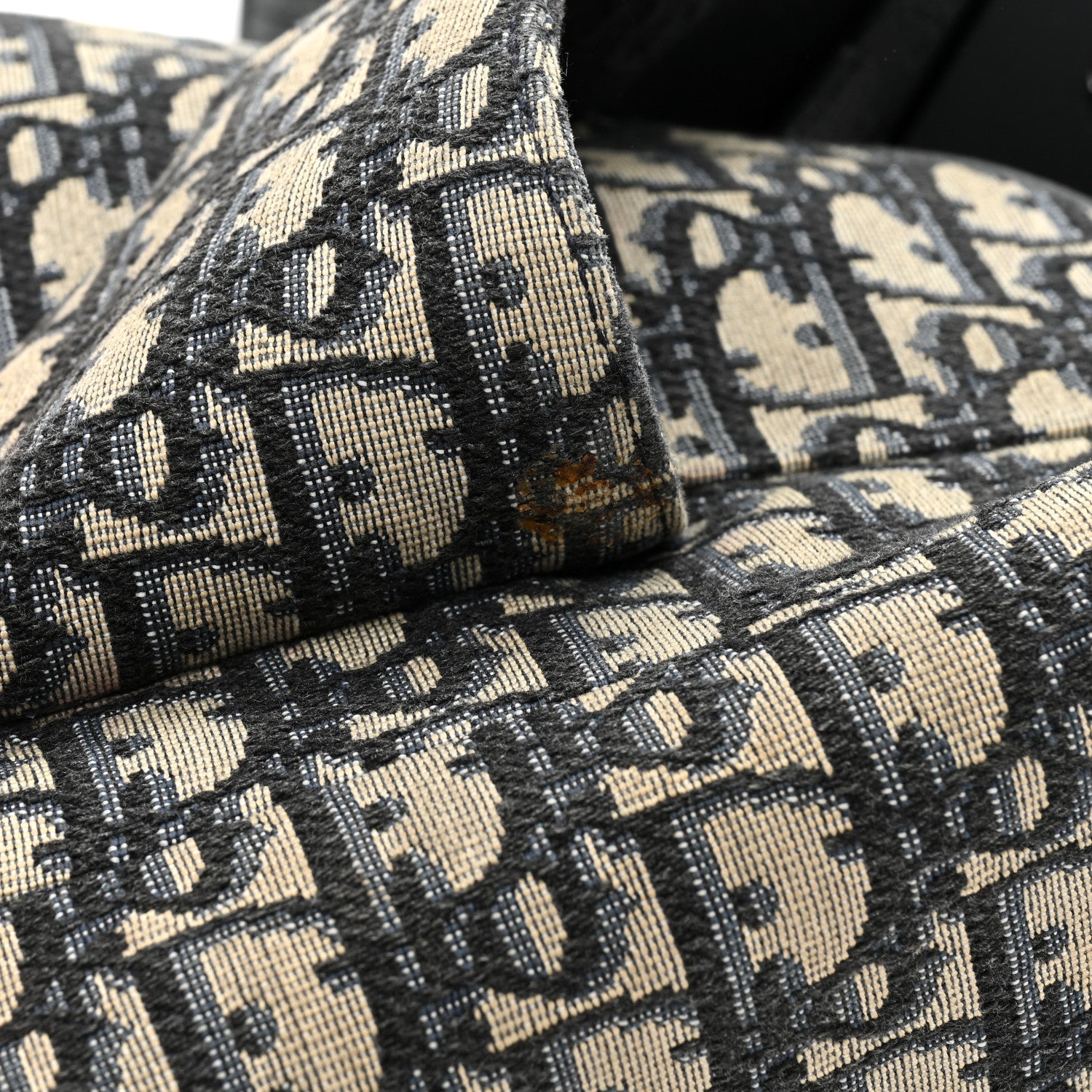 Christian Dior Oblique Mens Saddle Bag Blue 10 of 10