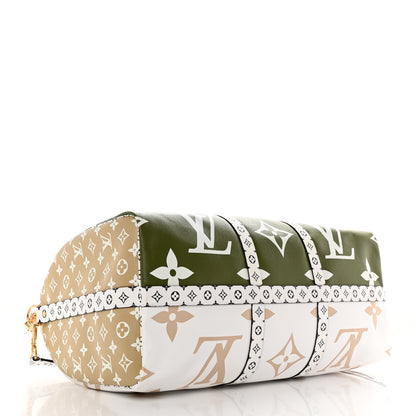 Louis Vuitton Monogram Giant Keepall Bandouliere 50 Kaki Beige 3 of 10