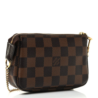 Louis Vuitton Damier Ebene Mini Pochette Accessories 3 of 9